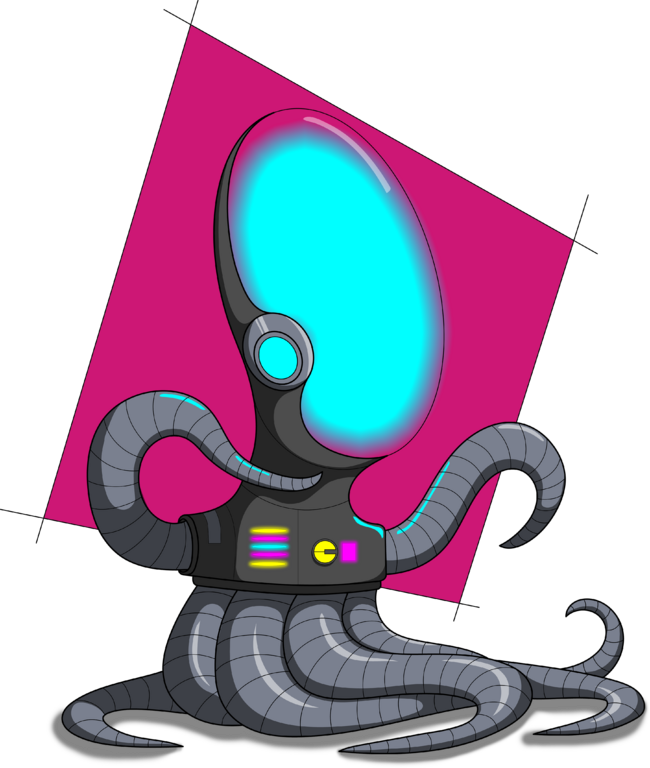 The Octobot, Robot Octopus Illustration by DesignsbyDarrin
