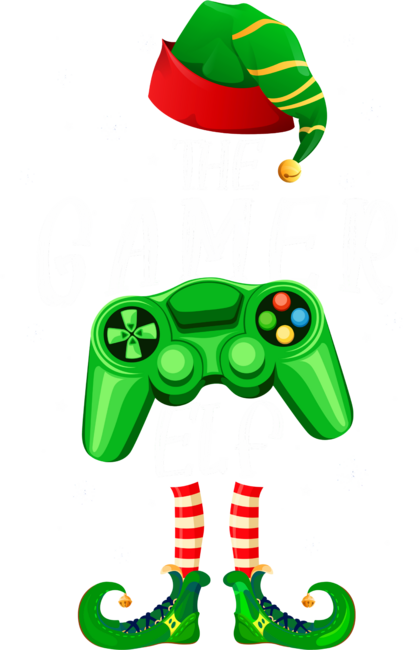 Gamer Elf Christmas Matching Group Family by pardafashop