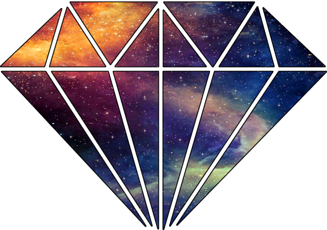 Geometric Galaxy Diamond