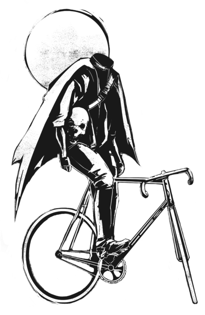 Headless rider (black on white) by joe243