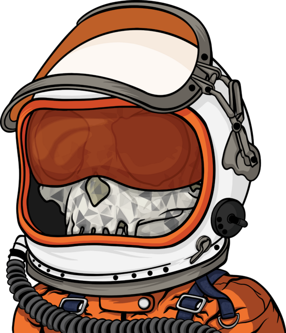 Astronaut - Tamarin Skull