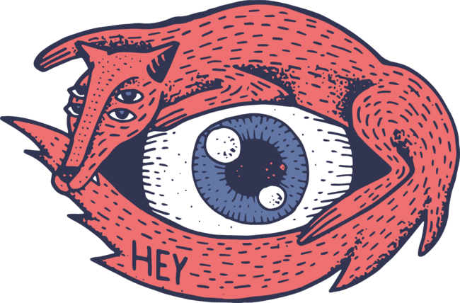 Fox Eye by Heygraphic