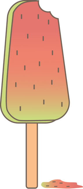 Watermelon ice cream by Kykysia