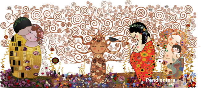 Kokeshis Klimt