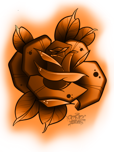 bronze rose