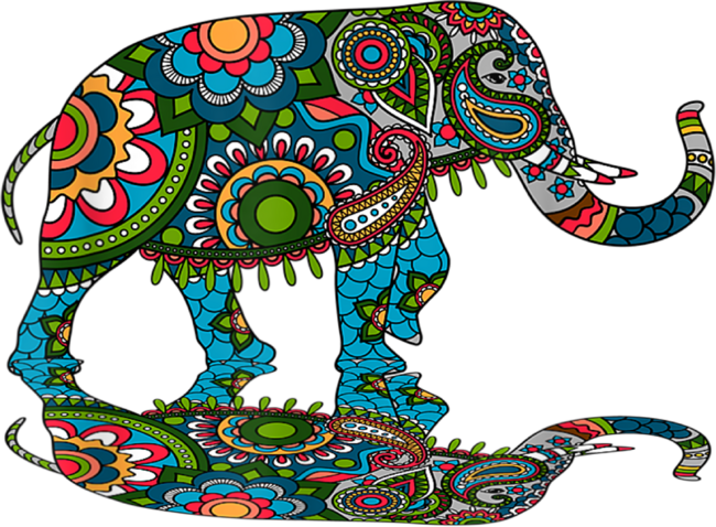 Elephant shirt-  Elephant Colorful by TaiHan