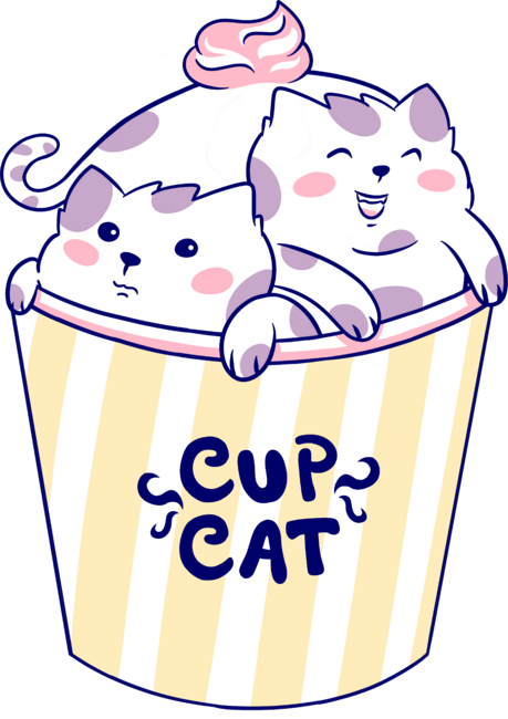 Cute Cup Cat