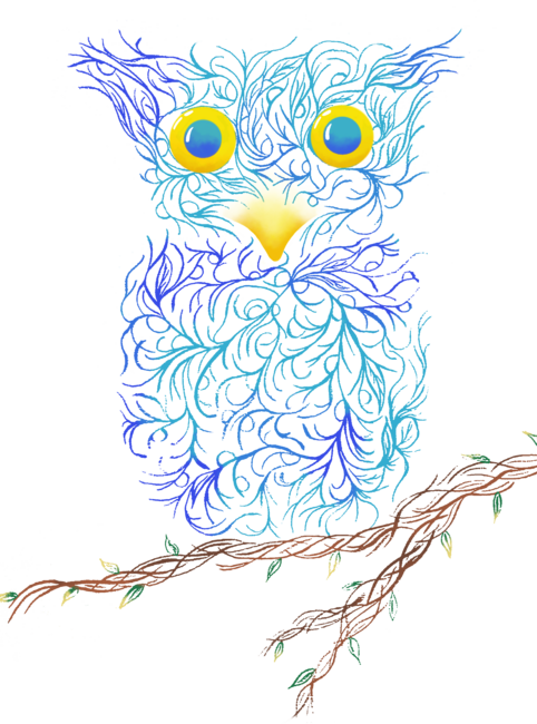 Fantasy Owl by WillowArtPrints