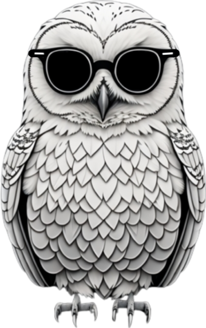 Snowy Owl Gothic by Caramelo
