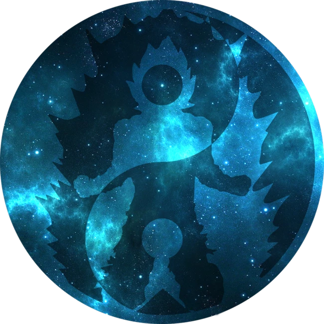 Super Saiyan God - Universe Yin Yang Symbol