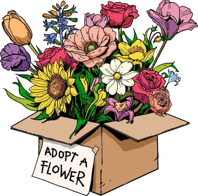 Adopt a Flower by BuddyTees