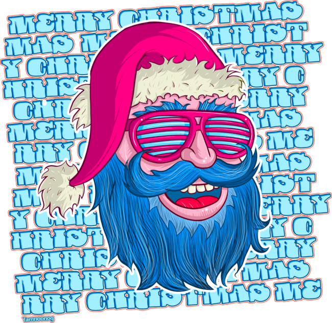 Funky Santa wishes you a Merry Christmas!