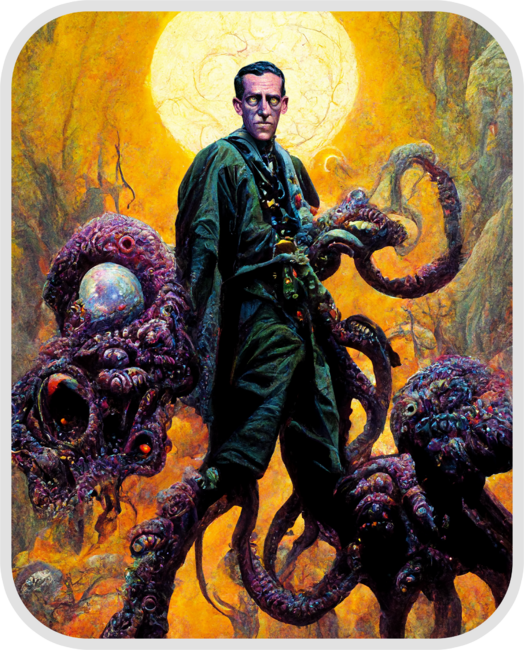 H.P. Lovecraft having some trouble