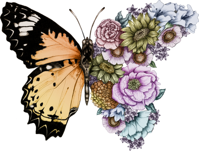 Butterfly in Bloom II