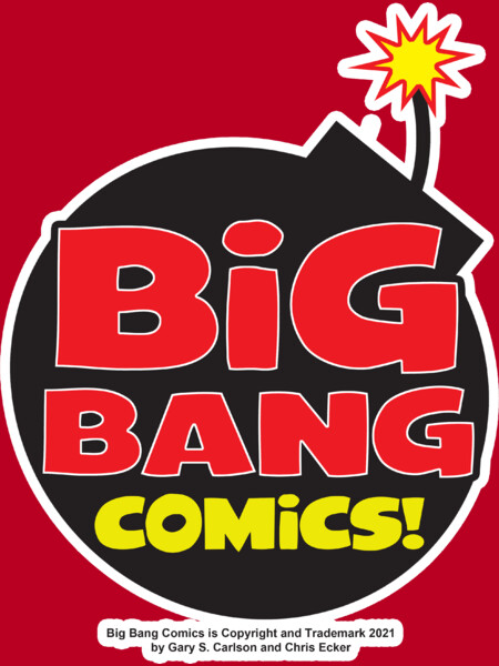 Big Bang Comics logo shirts by SurfMonsters