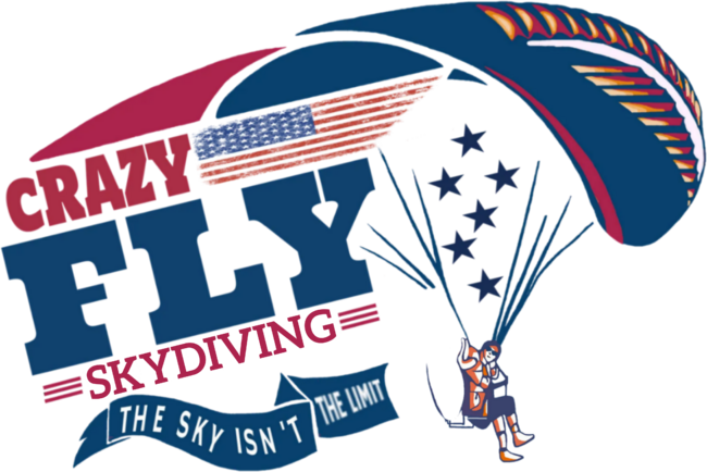 Skydiver America Flag Gift Parachutist Skydive Parachute 