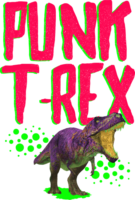 Punk T-rex by paranoirstore