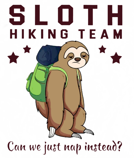 Sloth Hiking Team by Bluevilyz