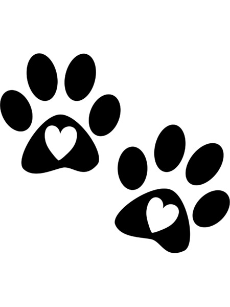Love Paw Print For Dogs and Cats Lovers
