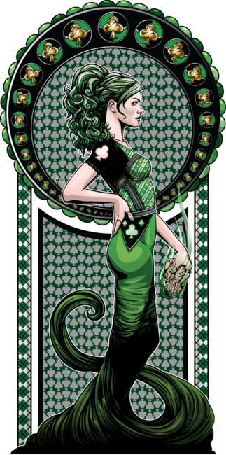 Queen of Clubs by redappletees