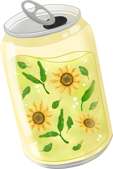 Sunflower Soda Drink by kimprut