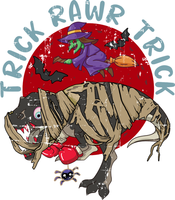 Trick Rawr Treat Dinosaur Halloween