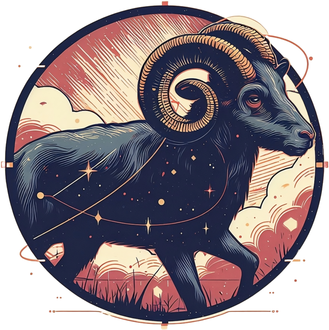 Aries Ram: The Zodiac Design in the Clouds by ForgottenRelics