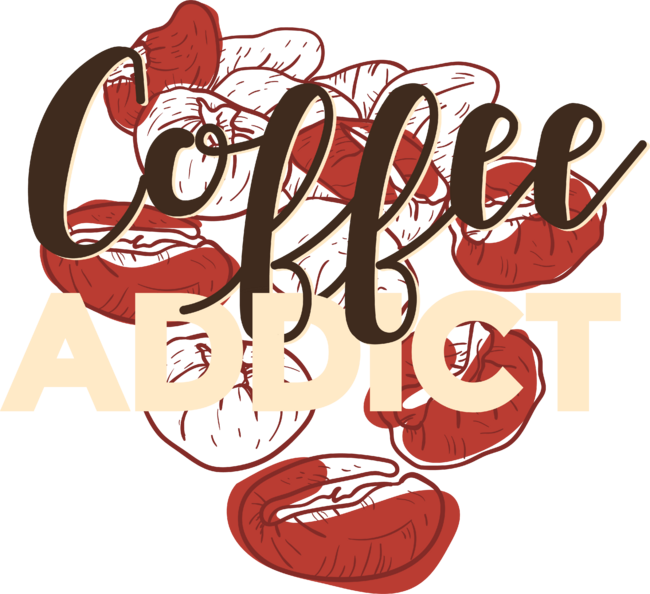coffee addict cool t shirt for coffee lovers by BlackBerry55