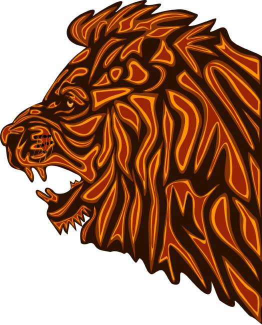 Fierce lion by GaitDesign