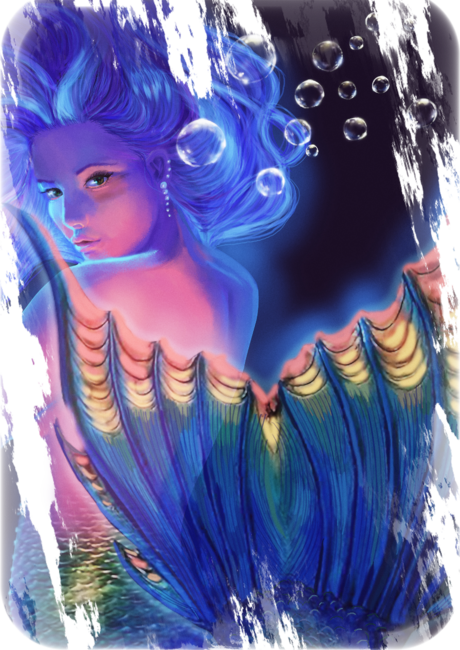 Neon Mermaid by EVA3