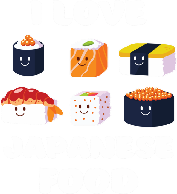 Sushi Noodles Anime Manga Funny Japan Otaku