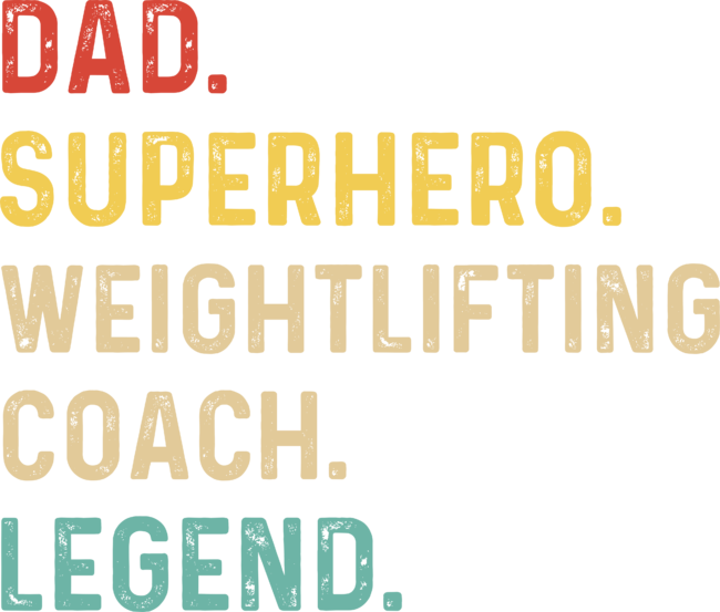Dad Superhero Weight Lifting Trainer Funny Weight Lifting