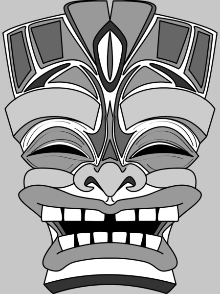 Smiling Tiki-Mask