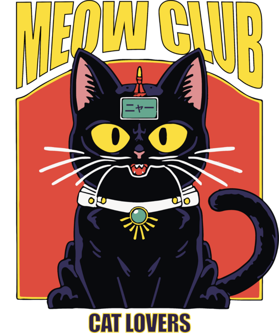 Meow club. Cat lovers