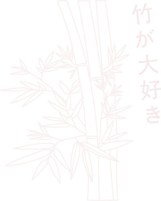 Japanese Art Print Bamboo Vaporwave Aesthetic