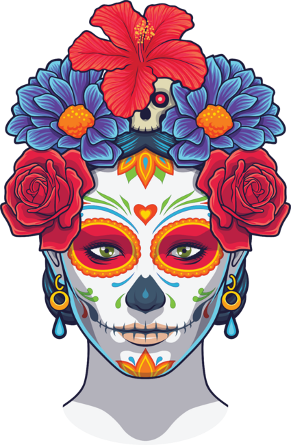 Dia De Los Muertos Day Of The Dead Sugar Skull