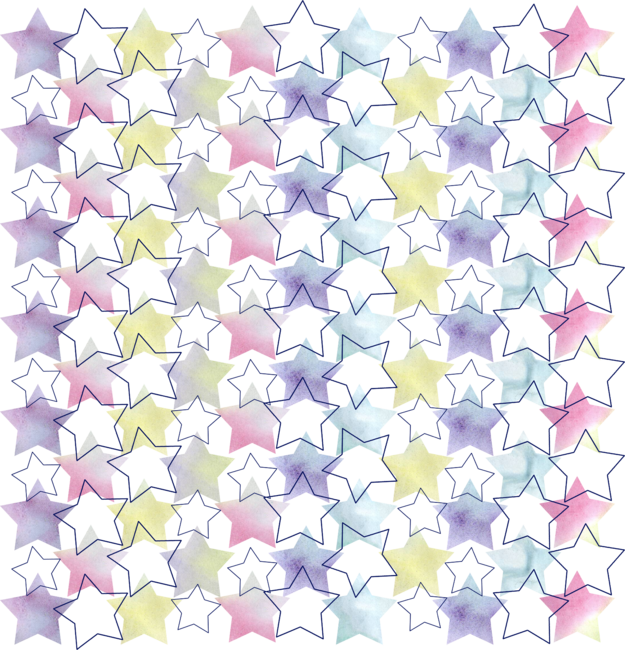 Watercolor stars