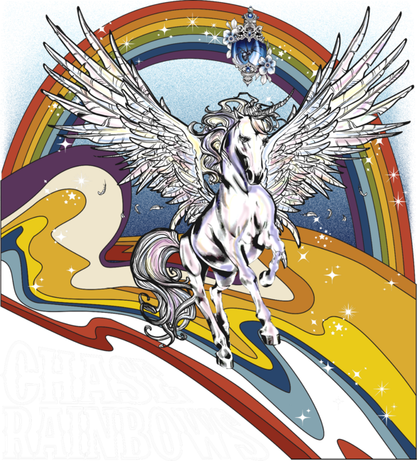 Rainbow Unicorn Pegasus Dream