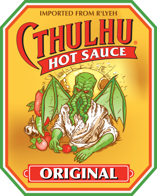 Cthulhu Hot Sauce by drawntobewild