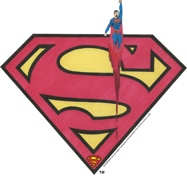 Superman Logo Up, Up Away  for DCComics
