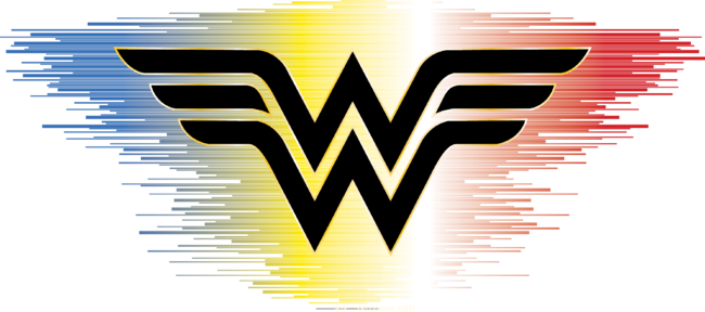 DC Comics Colorful Wonder Woman Logo for DCComics