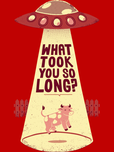 Why Did You Took So Long Alien Funny T-shirt by tobiasfonseca