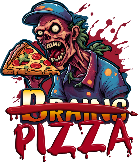 Pizza Lover zombie by Lumbarjack