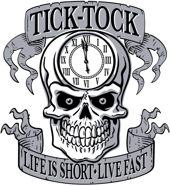 TIck-Tock Skull shirt