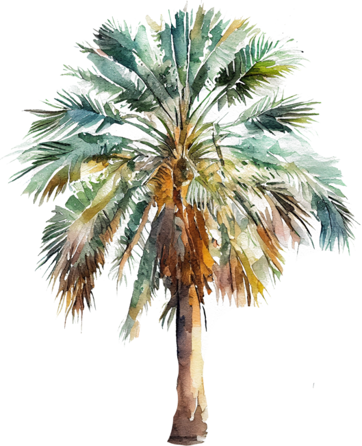 Tropical Palm Tree by ZenandChic