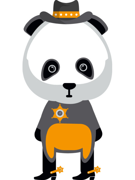 Panda sheriff