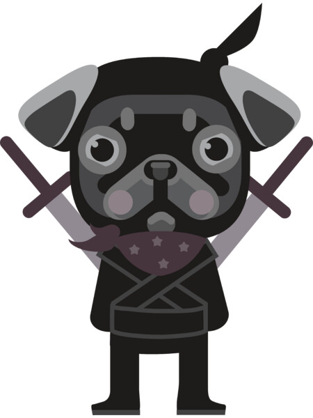 dog - black ninja