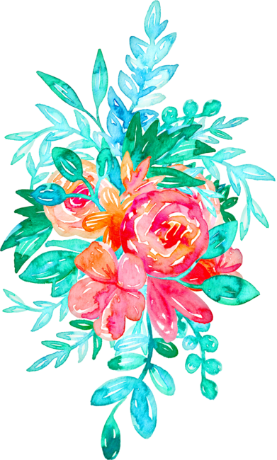 Juicy Watercolor Bouquet