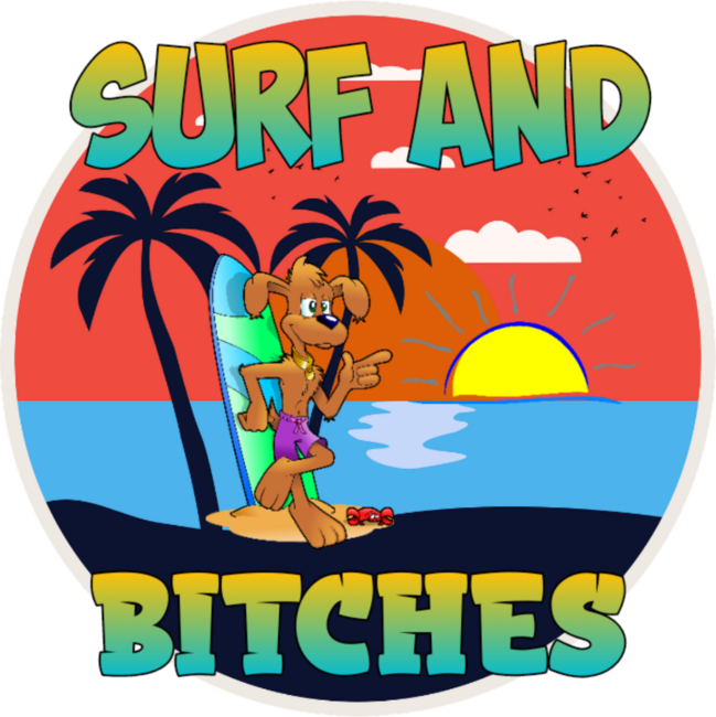 Surf and Bitches - Summer vibe - Miami beach