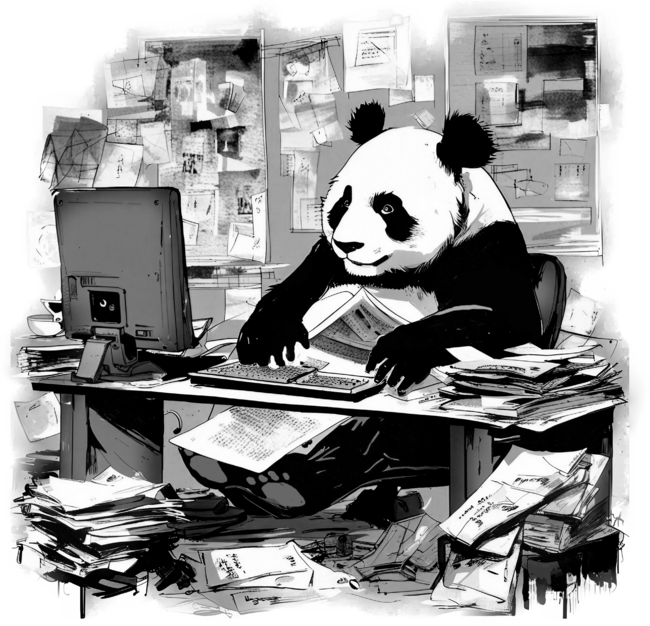 panda art